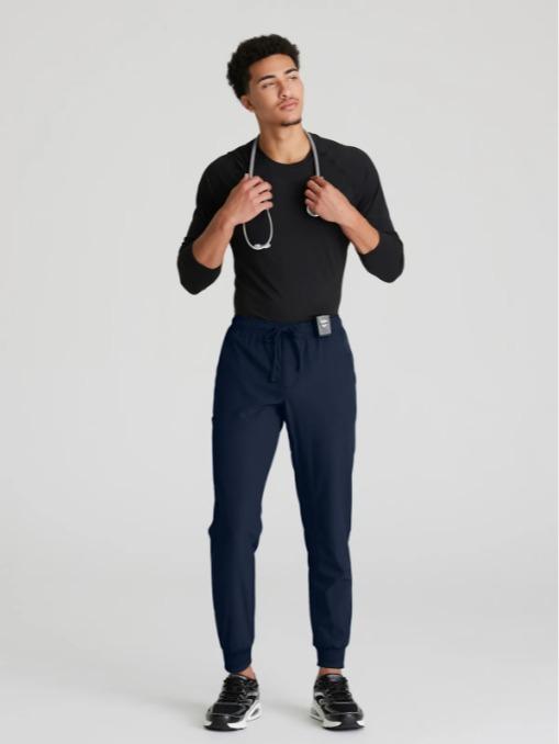 Barco Structure Men's 3-Pocket STRETCH Cargo Jogger Scrub Pants