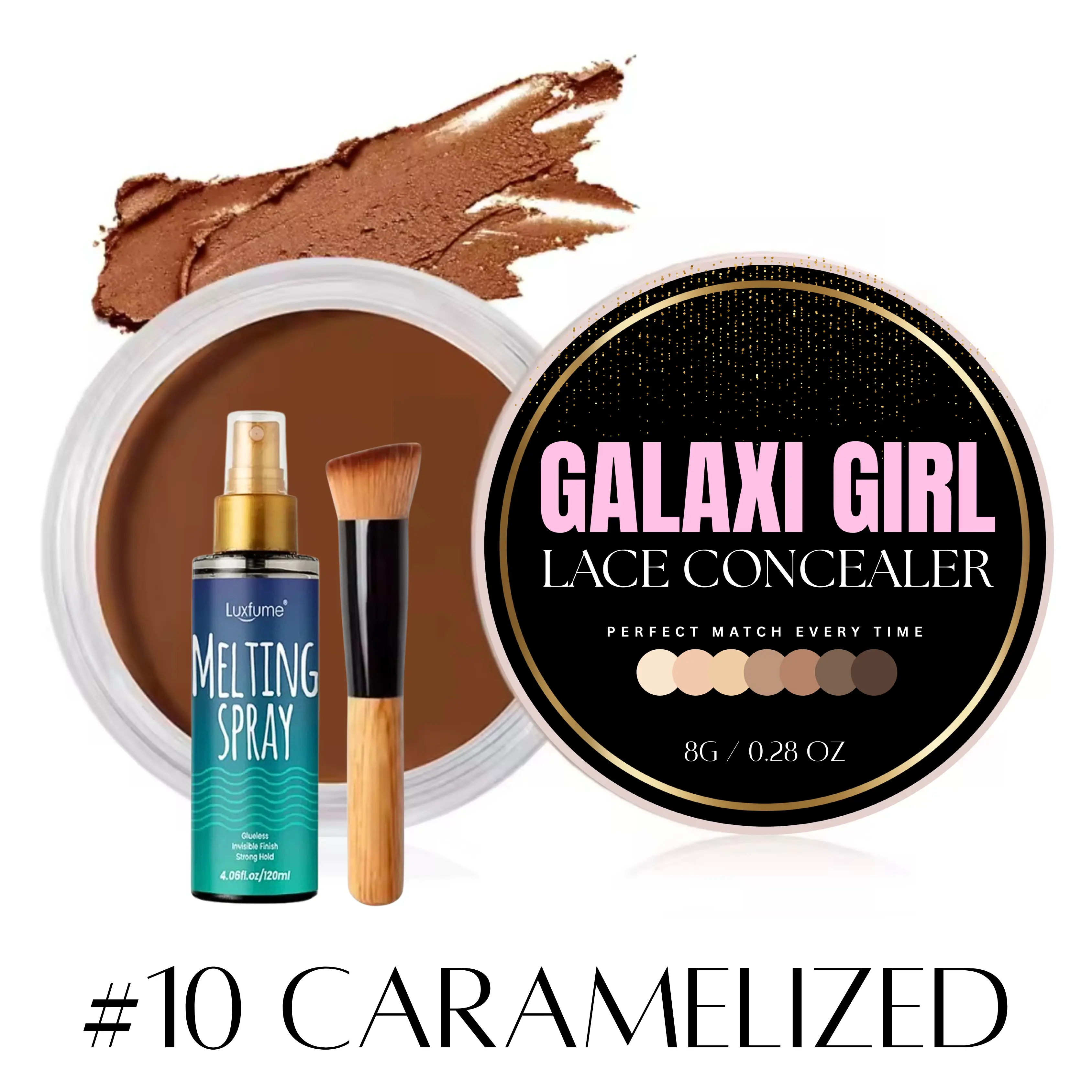 Lace Tint Concealer Kit (#10 - Caramelized)