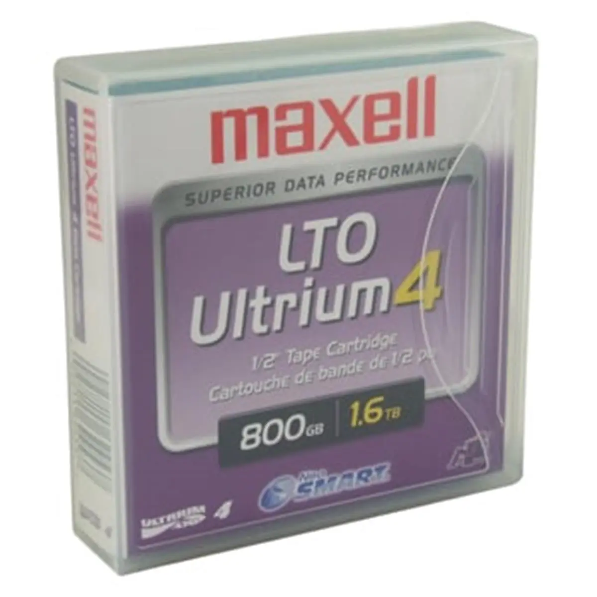 MAXELL LTO-4 Ultrium Tape Cartridge - Enterprise Data Storage Solution with Ceramic Armor Particles, Superior Data Life, 120 mb/sec. Transfer Speed for Backup & Protection (800GB-1600GB)