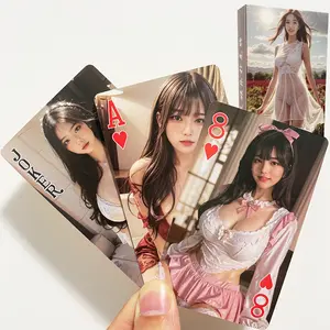 Beachwear Series Poker Deck with High Resolution Model Portraits for Professional Social Events Adult Style Playing Cards For Collection,Collector Poker Cards 54 Card Deck featuring Stunning HD Portrait Photography for Professional Game Night and Gifts