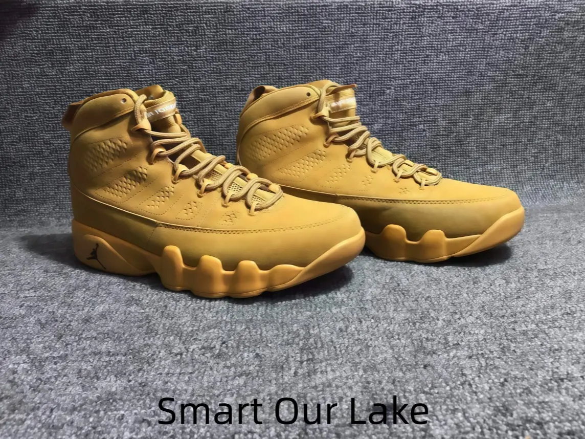 Vibrant Wheat High-Top Sneakers with Monochrome Design for Warm Street Style