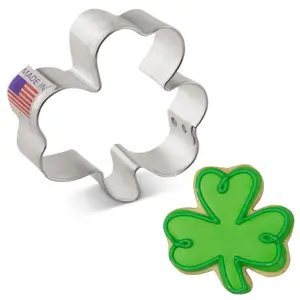 Mini Shamrock Cookie Cutter 2 1/4" x 2"