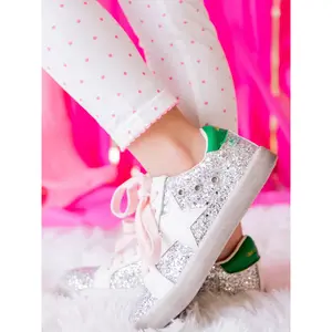 SweetHoney Sneakers - Silver Sparkle
