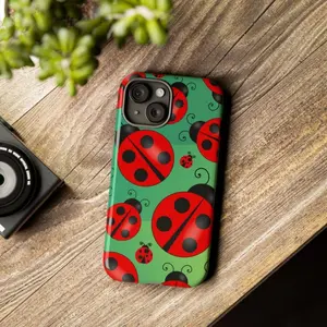 Cute Ladybug Phone Case Suitable for IPhone17 11 12 13 14 15 16 Pro Max Air Plus