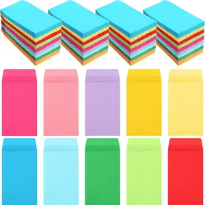 1000 Pcs 2.25 x 3.5 Inch Multicolor Small Self Adhesive Bulk Coin Envelopes Ideal for Seed Packets Money Cash Key Storage Home Office Supplies