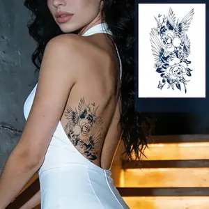 WOW INK 2-pack semi-permanent tattoo stickers, perfect for goddesses. Waterproof Realistic Temporary Tattoos, that last 1-2 weeks. Sweatproof and non-reflective, suitable for parties and swimming.