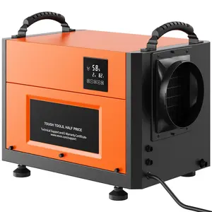 VEVOR 156 Pints Commercial Dehumidifier with Drain Hose for Crawl Spaces,  Basements Warehouse & Job Sites, Large Capacity Dehumidifier for Water Damage Restoration, Auto Defrost, CSA Listed