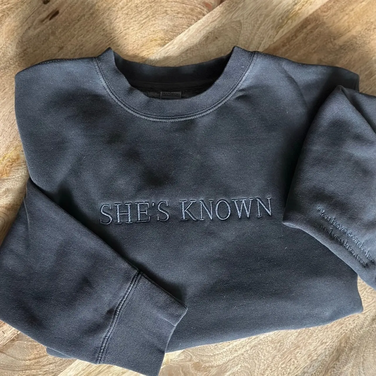 She’s Known Sweetshirt Cotton Casual Crew Neck