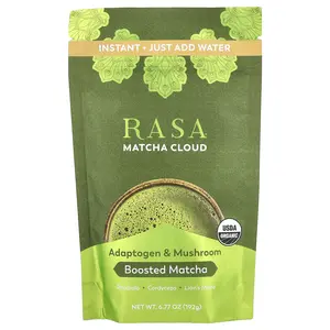 Rasa Adaptogen & Mushroom Boosted Matcha, Instant, Matcha Cloud, 6.77 oz (192 g)