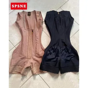 Fajas High Compression Open Chest Sleeveless Jumpsuit Women Body Shapewear Waist Trainer Corset Shaping Hip Lifting Underwear