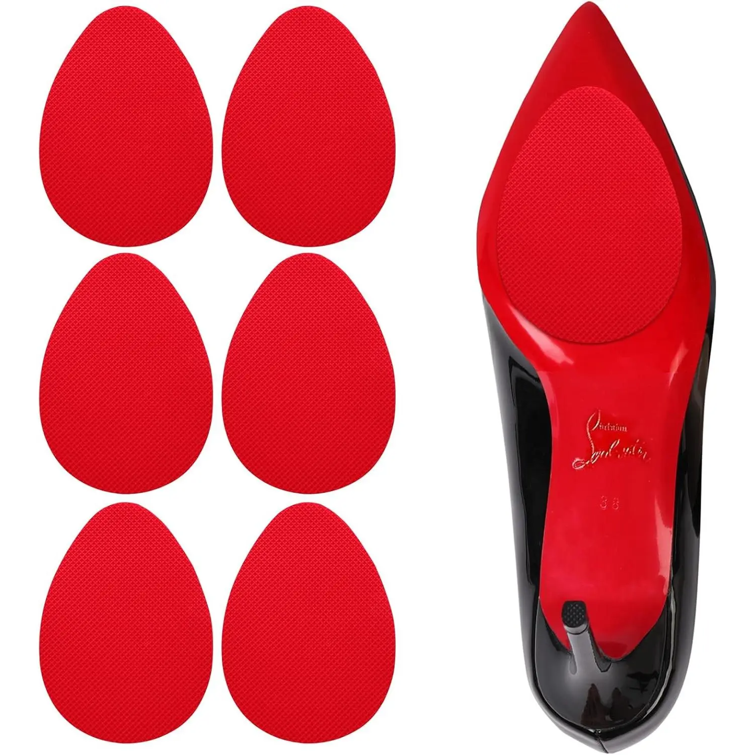 's Shoe Sole Protector for Heels,Shoe Grips on Bottom of Shoes, Anti Slip Shoe Grips,Non Slip Shoe Pads,Non Slip Pads for Shoes, Shoe Gummies for Heels
