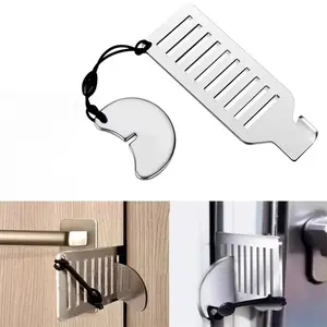 Portable Stainless Steel Anti-Theft Door Blocker