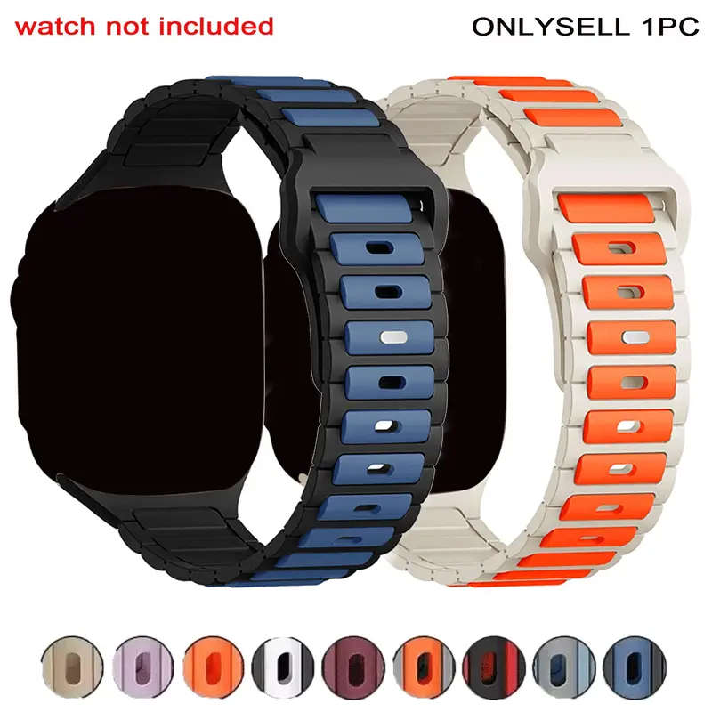 Sport Watch Band (Band Only), Silicone Watch Band for Apple Watch Series 9 8 SE 7 3, Smart Watch Accessories for Men & Women, Wearable Tech Accessories, Smartwatch Strap, Smart Watch Straps