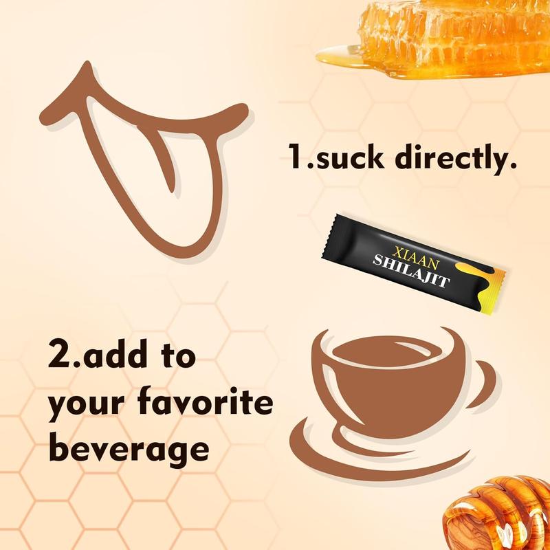 Shilajit Honey Sticks for Men & Women, 30 Ct – Pure Himalayan Blend with 85+ Minerals, 75%+ Fulvic Acid, Energy & Immunity