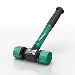 Heavy Duty Rubber Mallet Hammer, TPU Head Installation Hammer, Shock Absorbing Non-Slip Handle, Floor Tile & Woodworking Tool