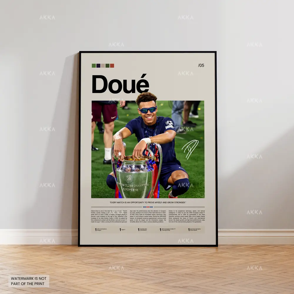 Désiré Doué - Paris Saint-Germain poster 1