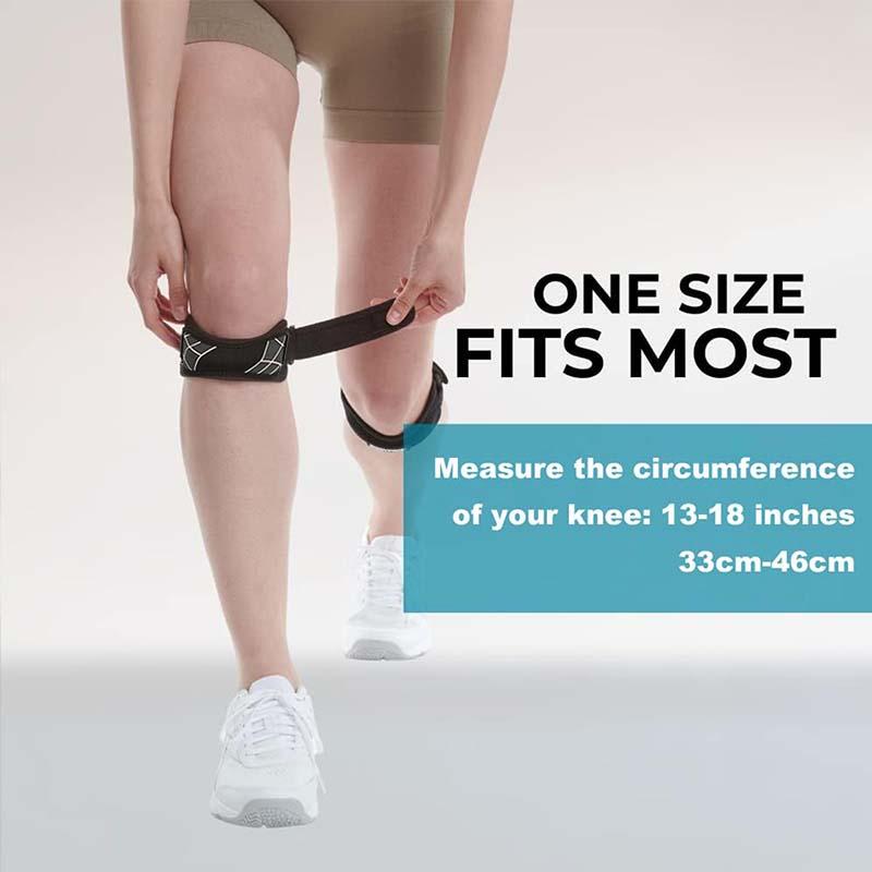 Knee Strap for Knee Pain Relief,Patella Band for Basketball, Jumpers Knee, Tendonitis, Running, Hiking, Soccer, Osgood Schlatter