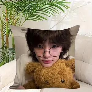 1pc TXT Choi Beomgyu Throw Pillow Cover, Soft Cushion Case with Zipper Closure, Machine Washable Decorative Pillow Case for Living Room, Bedroom, Sofa - Birthday/Holiday Gift for, Teens,Pillow Insert Not Included