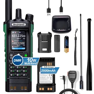 Baofeng Dm32 Digital Version GPS Tracker with Aprs Recording Function, USB PD Charging, Lithium Battery, Includes Rechargeable Batteries