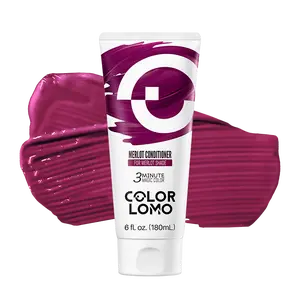 Colorlomo Merlot Color Depositing Conditioner 180ml for Purple-red Shade 3 Minute Magic Color Haircare Mask 6 fl oz