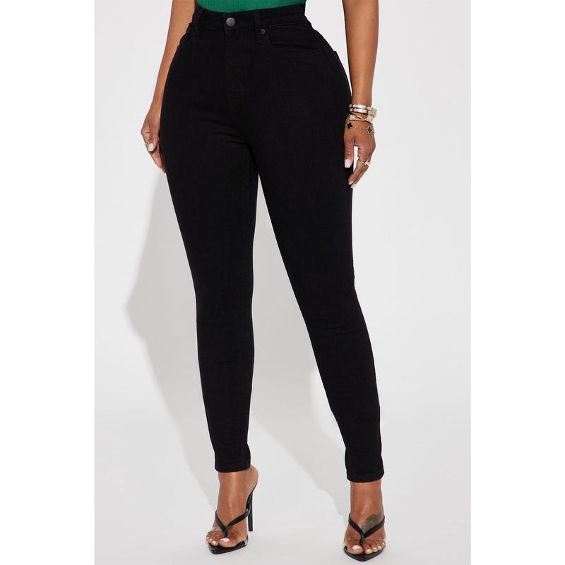 Tall Harper High Rise Stretch Skinny Jeans - Black