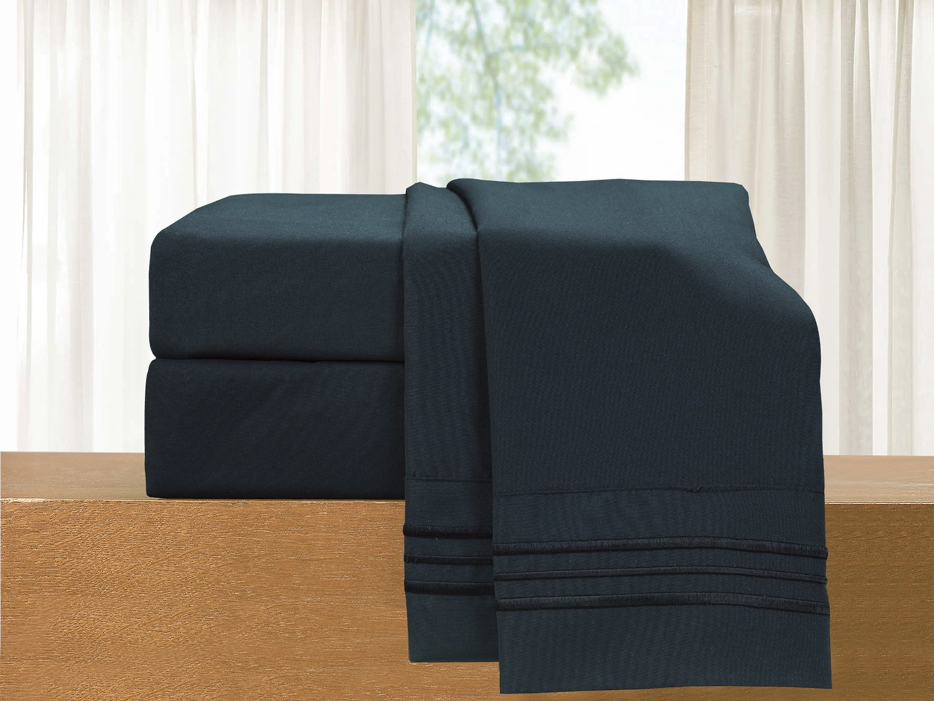 Mocassi 4-Piece RV Short Bed Sheet Set, 1800 Thread Count Hotel Premier Vibrant Wrinkle-Resistant