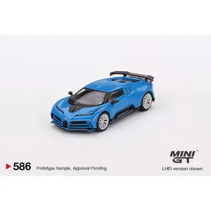 MiniGT 1:64 Bugatti Centodieci – Blu Bugatti – MiJo Exclusive #586