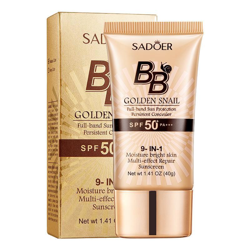 High-coverage waterproof snail BB cream - matte finish, long-lasting hydration and oil control, creates a natural makeup look, light and non-greasy, perfect for makeup beginners, an ideal gift for Mother's Day, Christmas, and Valentine's Day.