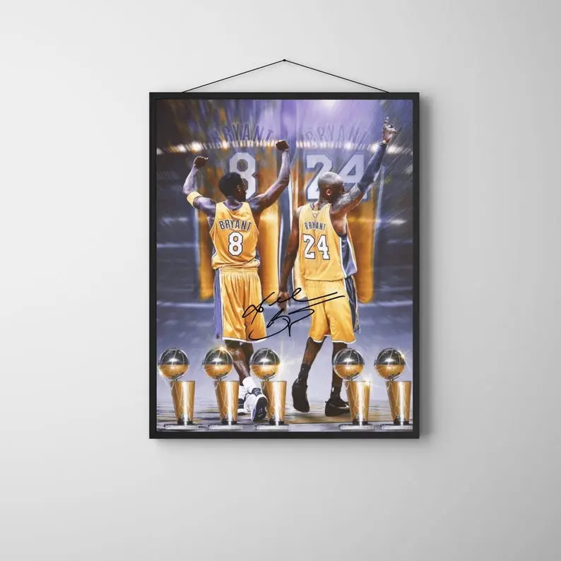 Kobe Bryant Poster Lakers Champion Art