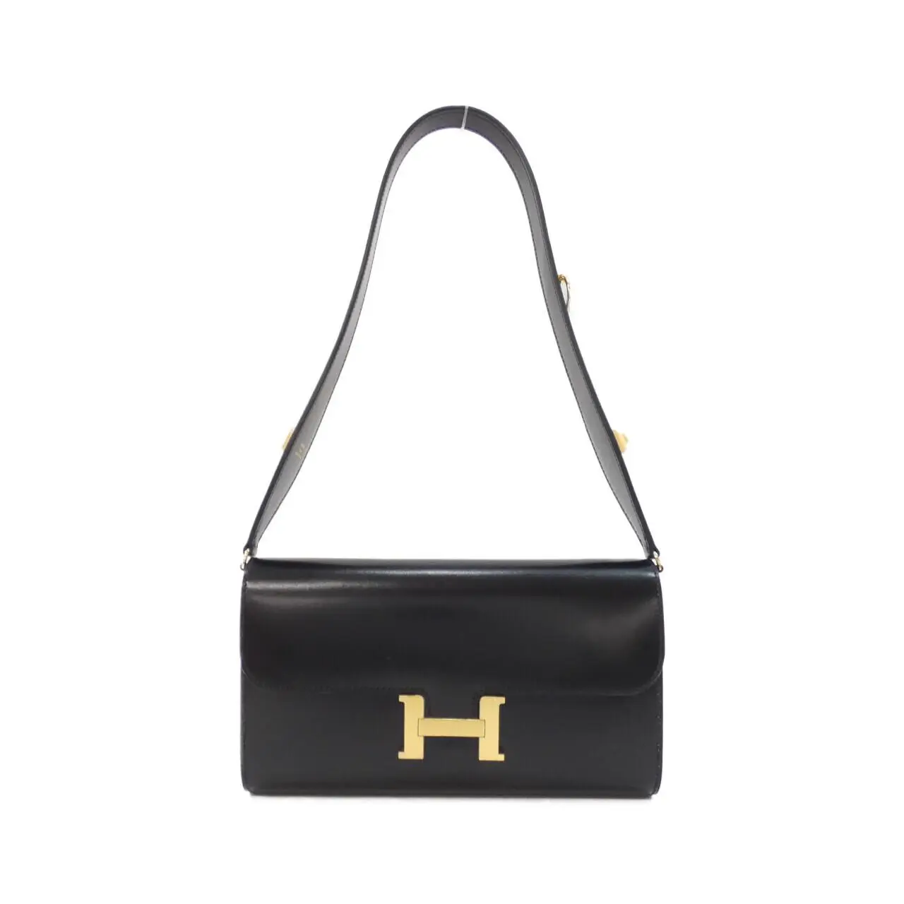 Pre-owned HERMÈS Calfskin Small Leather Goods Hermes Constance To Go Rock Box Calf Shoulder Wallet