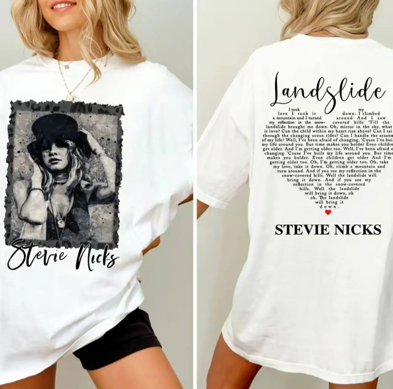 Vintage 2 Side Unisex Tshirt Sweatshirt Hoodie