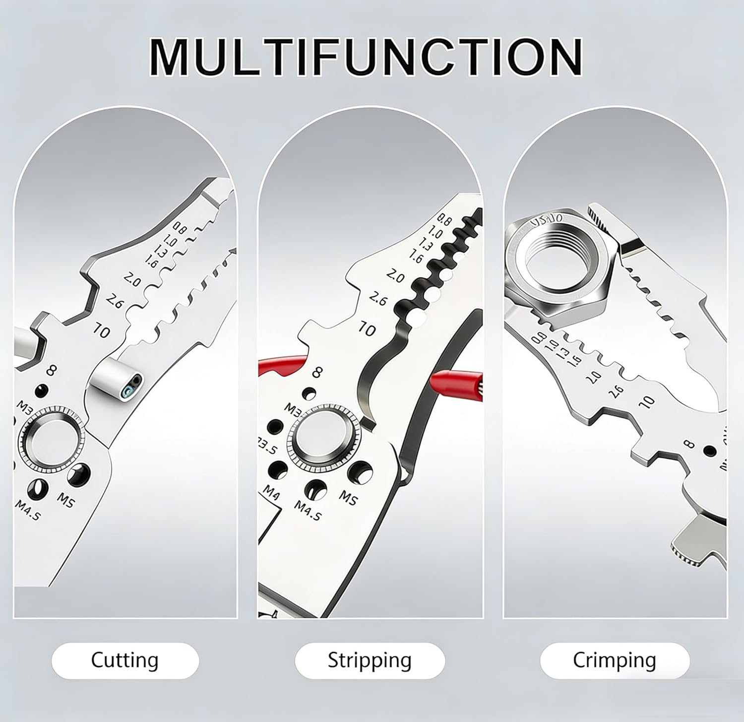 Quick Lever Wire Connectors, Universal Push-In Terminal Block, Electrical Cable Connectors for Home, Office & Industrial Use, Durable & Secure Wiring