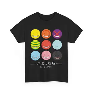 Koro Sensei Tee - Anime Shirt, Assassin Classroom Tshirt, Koro Sensei Shirt, Korosensei Shirt, Unisex Heavy Cotton Tee