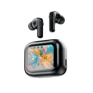 In-Ear Bluetooth ANC Active Noise Cancelling Headset with Touchscreen, Long Battery Life, Stereo Sound, Audio Streaming, Auto Charge, In Ear Monitor, Stable Connection, Electronic Wireless Earbuds