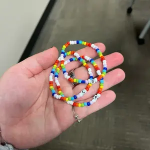 Pride Flag Bead Bracelet - Handmade & Personalized