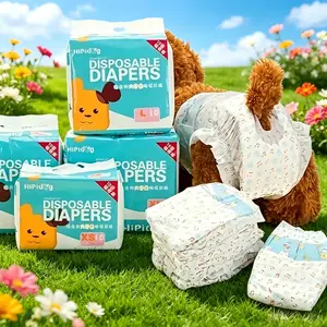 Disposable physiological pants for dogs, unisex pet diapers, leak-proof and breathable, special diapers for puppies during their period