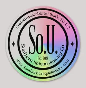 4" x 4" Southern Unique Jewelry Bumper Sticker