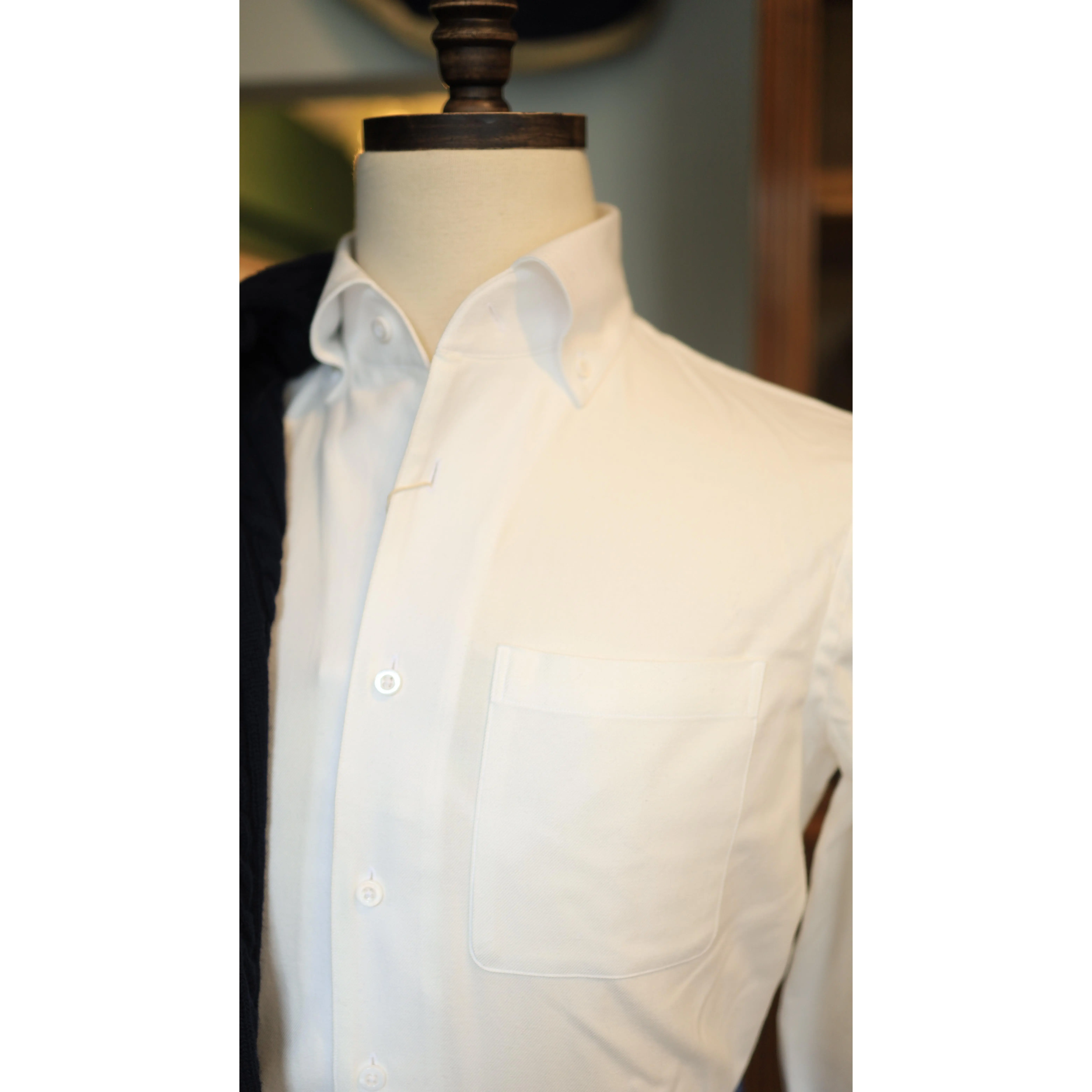 White Flannel button Down