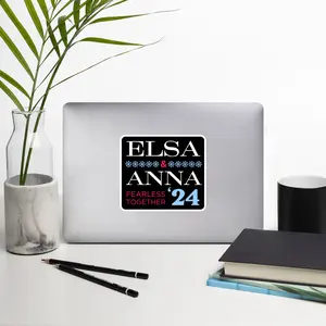 Elect Elsa & Anna Frozen Sticker Black
