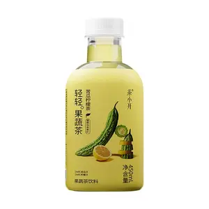 CHAXIAOKAI Bitter Melon Lemon Tea 450ml - Refreshing & Healthy Fruit & Vegetable Drink