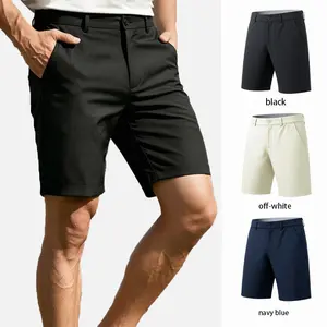 Men’s Summer Casual Fashion Suit Shorts — Outdoor Wear, Simple Knee-Length Shorts Men's Breathable Quick-Dry Elastic Athletic Set