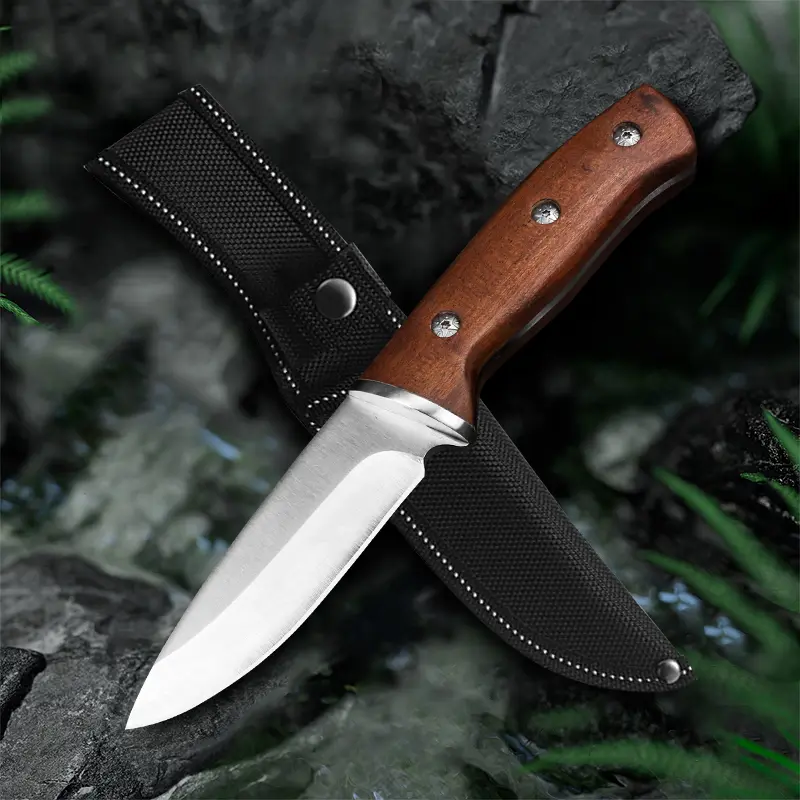 Kitchen Fruit Knife,Free Sheath,Camping Knife,High Quality Steel,Stainless Steel Utility Knife for Meat and Vegetable Prep,Convenient Storage,Gift