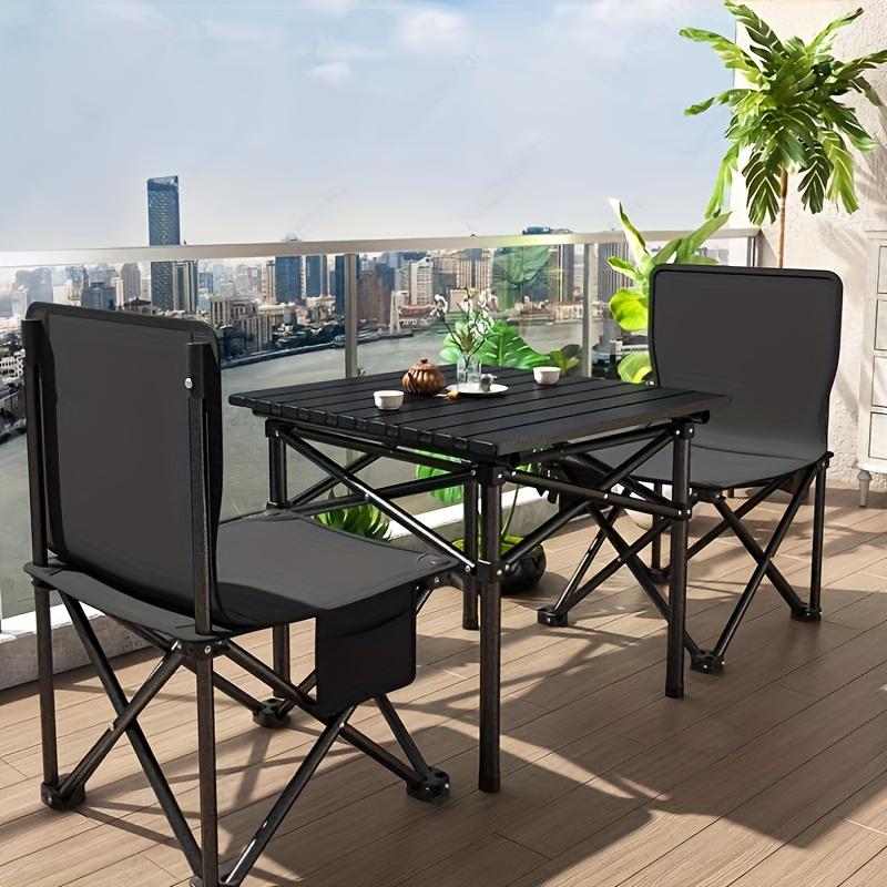 Large Portable Folding Table, Suitable for Outdoor Car Camping, Family Backup, and Garden Barbecues - Comes with A Storage Bag
