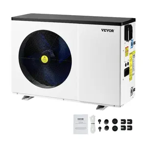 VEVOR Electric Pool Heat Pump, 35830 BTU, Pool Heaters for 6605-13209GAL Above and In Ground Pools, Low Noise, Heating and Cooling Highly Efficient Energy-Saving Pool Water Heater AC208-230V 60Hz