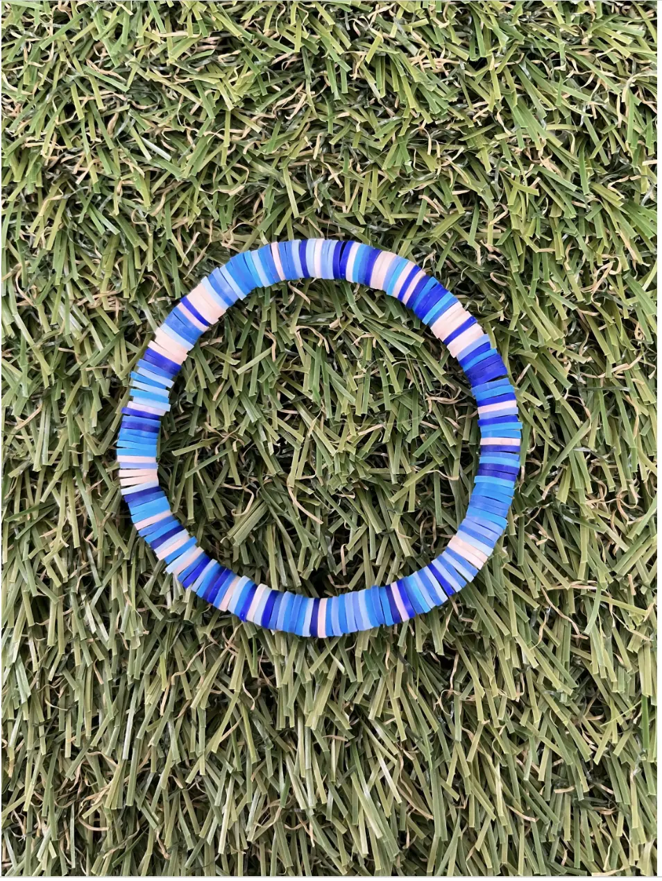 Blue tropical ocean bracelet