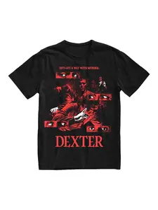 Dexter Morgan Still Print T-shirt Men Women O-neck Casual Loose Tops Oversized High-street Y2k Summer Tees