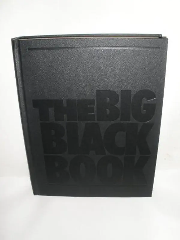 USED Book - THE BIG BLACK BOOK (Hardcover) - english