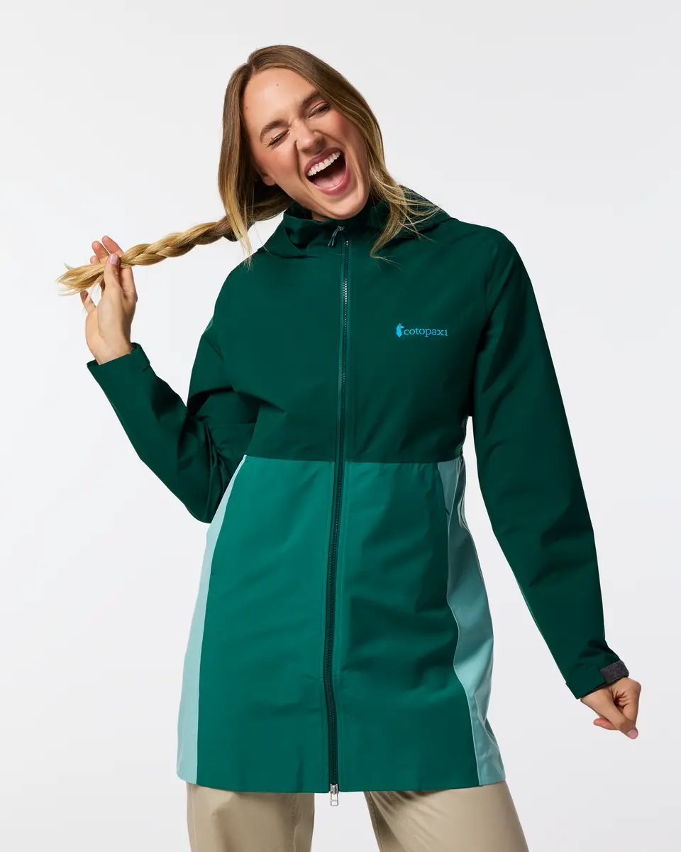 Cotopaxi Women's Cielo Rain Trench Jacket, Casual Wear Outerwear, Women's Tops & Coats
