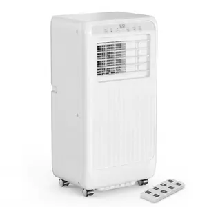 Gaomon Portable Air Conditioner - 8000 BTU AC Unit with Cooling for Up to 350 Sq Ft, 3-in-1 Design (Fan, Dehumidifier), Quiet Operation <50dB, Remote Control, 24H Timer, Window Kit Included