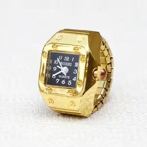 New Tiny Mini Ring Watch Square Men's Classic Retro Chart Watch Fashion Trend Student Ring Watch